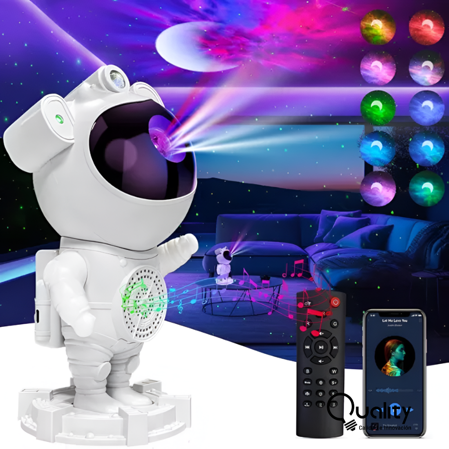 ASTRONAUTA PROYECTOR CON BLUETOOTH